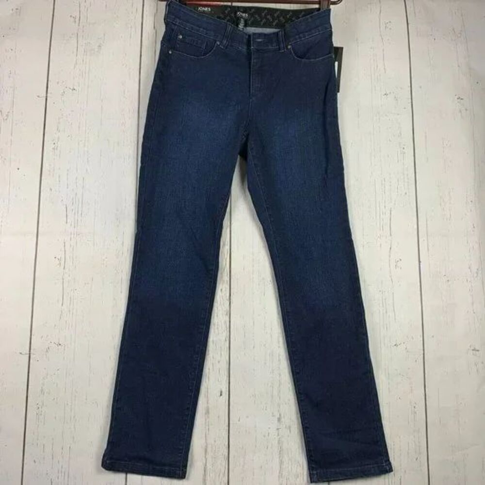 Jones Jeans Women 38‎ Blue Jeggings Fit Stretch Mid Rise Pants Denim